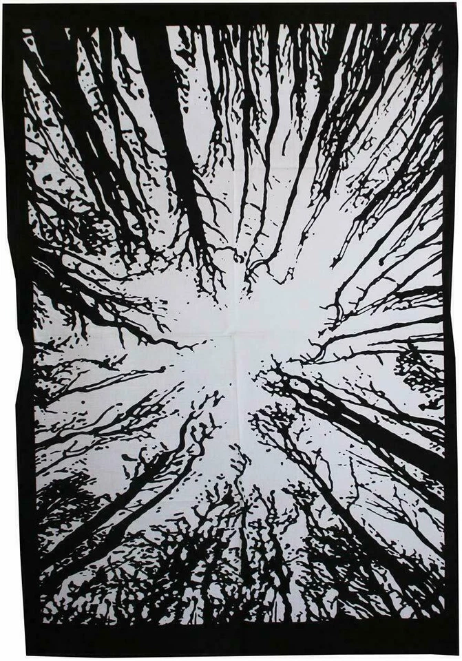 Indian Hippie Gypsy Bohemian Psychedelic Cotton Mandala Wall Hanging Tapestry - Image 3 of 4