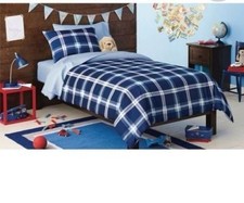 7 pc Circo Basic Blue Full Comforter, Shams, Sheets Bedding Set NIP