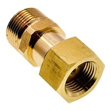 Adapter Gewinde M18 x1,5 IG auf M22 x1,5 AG Hochdruck Verbinder Nippel Zubeh&ouml;r