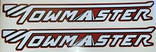 TowMaster Trailers Replacement 24” Logo DECAL Stickers - SET 2 - Color Trailer