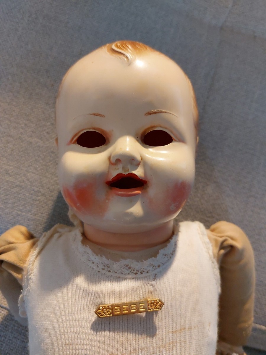 RARE ANCIENNE POUPEE RAYNAL TINOU SEXUE GARCON 40 cm FRERE DE TINNIE RAYNAL EUR 25,00 - FR