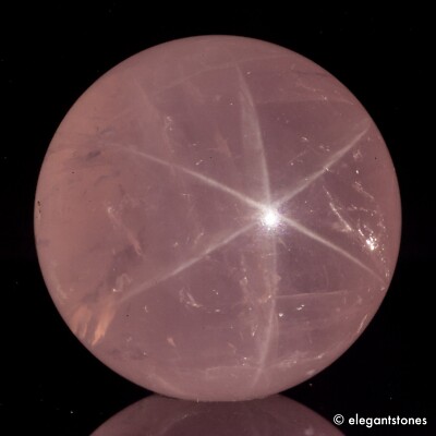 28g27mm STAR Rose Quartz Sphere Crystal Ball Natural Pink Healing Chakra Decor