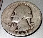 New Listing1942 S Washington Quarter 90% Silver San Francisco Mint