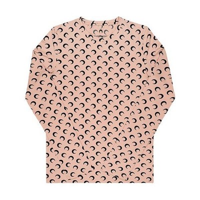 Marine Serre Second All Over Logo Long Sleeve T-Shirt 144765086