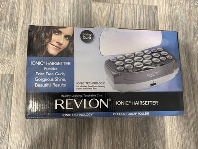 Revlon RV261 Ionic Hairsetter 20 Hot Hair Curlers Rollers with 13 clips Tested