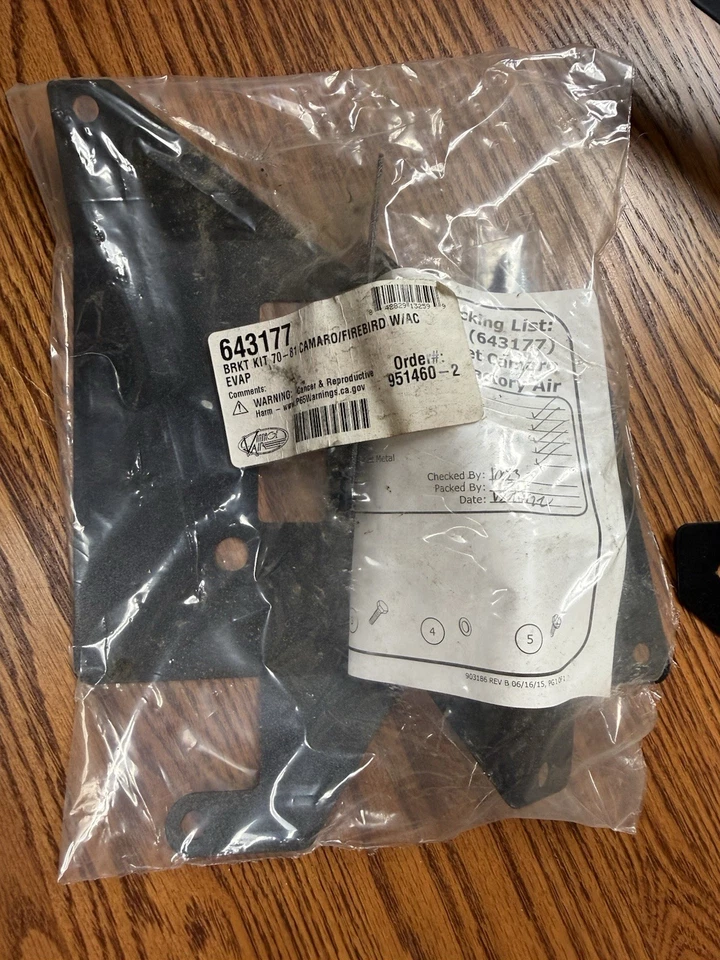 Complete Kit 70-81 Firebird w/FACTORY AC (Comp Kit 70-81 w/AC) - Gen IV - New - Image 3 of 4