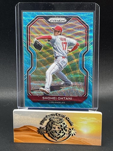 🔥 Shohei Ohtani - 2021 Panini Prizm #183 - Teal Wave (SP) LA Dodgers MVP 🔥