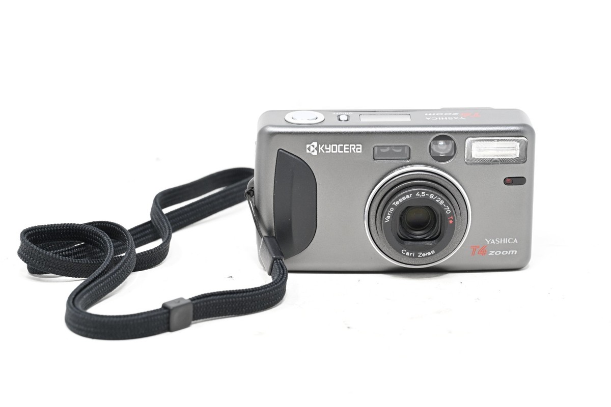 Yashica T4 Zoom Kyocera 35mm Film Camera W/ Case-Low Battery