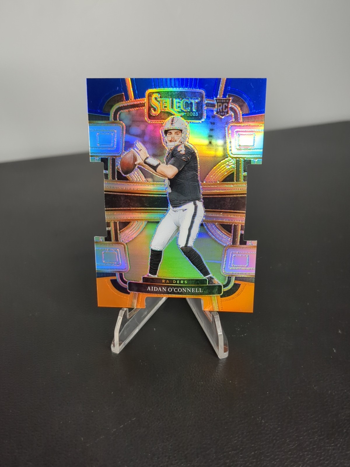 2023 SELECT CONCOURSE LEVEL AIDAN O'CONNELL BLUE/ORANGE PRIZM DIE-CUT 34/35