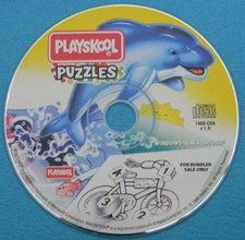 PLAYSKOOL PUZZLES CD ROM GAME FOR WINDOWS AND MAC 1995 HASBRO