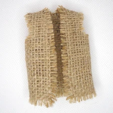 Tan Burlap Vest for Mego Planet of the Apes Peter Burke POTA 8” Figure NEW Repro