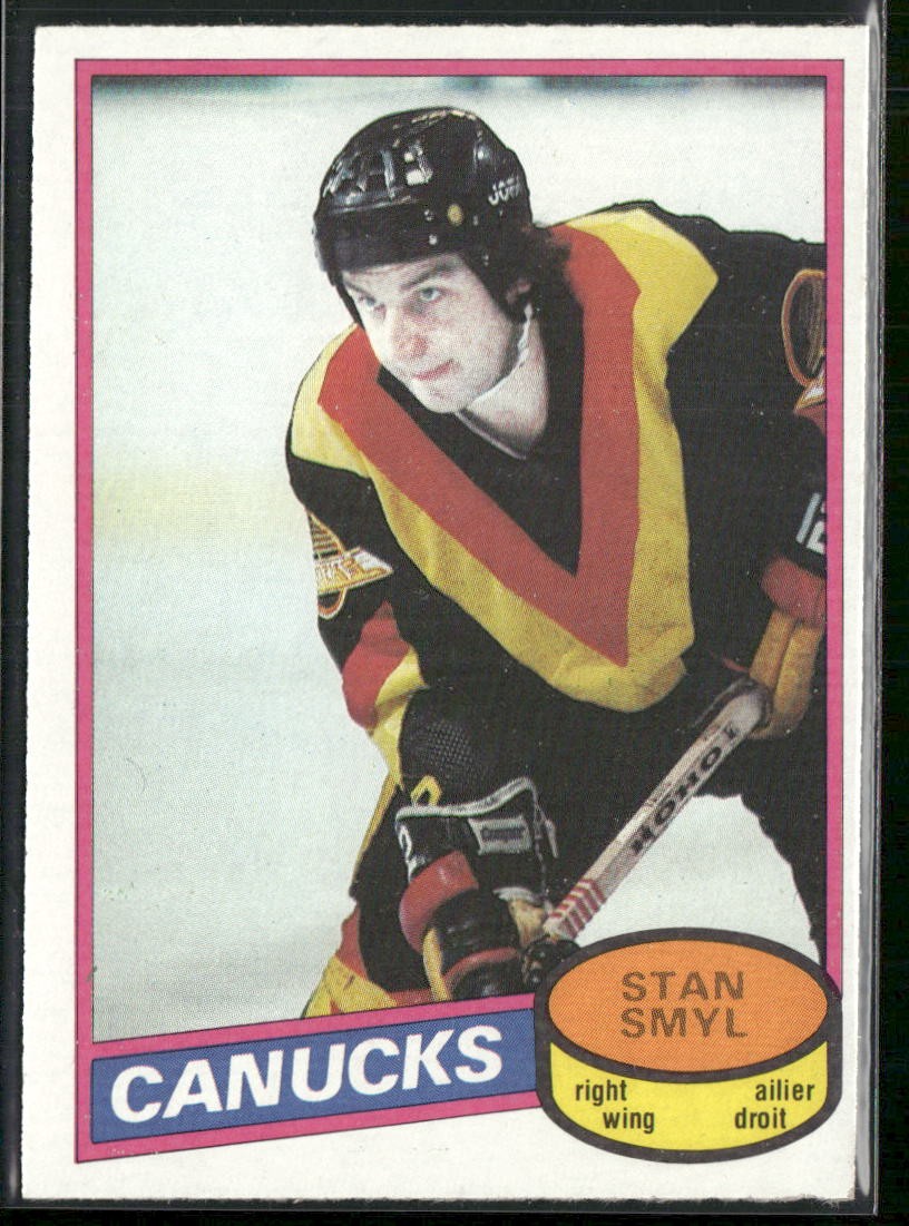 1980-81 O-Pee-Chee Stan Smyl RC #208 Vancouver Canucks