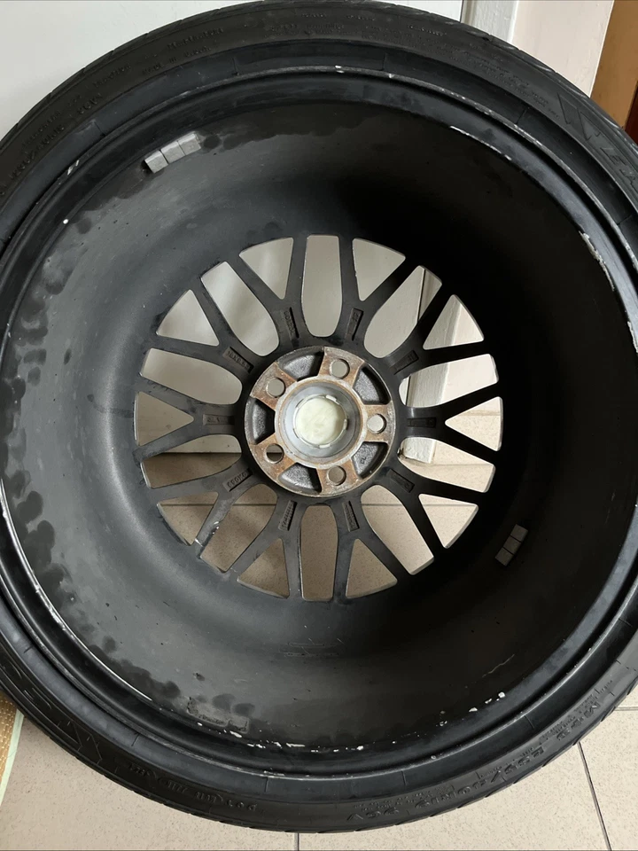 ESR SR01 19x 9.5 5x120 Silver Brushed Wheels. SR SERIES Rims. Set of 3 USED - Image 3 of 4