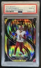 2024 Select Jayden Daniels Premier RC Red and Yellow Prizm Shock #112 PSA 10