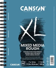 Canson XL Rough Mixed Media Paper Pad 7"X10"-50 Sheets