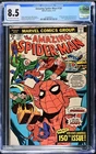 Amazing SPIDER-MAN #150 CGC 8.5 Curt Conners Spider Slayer (Marvel, 1975) 🔥
