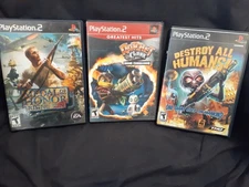 PS2 Playstation 2   3 Cases  2 with Manuals   No Game Discs