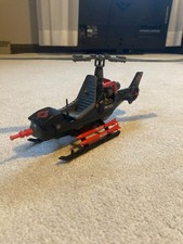 Vintage 1983 G.I. Joe Cobra F.A.N.G. Helicopter Complete
