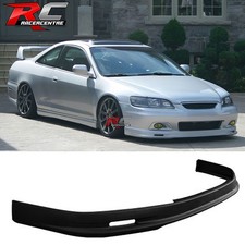 Fit 01-02 Honda Accord Coupe Front Bumper Lip Spoiler Mugen Stylev Unpainted