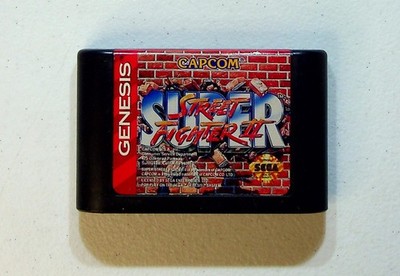 Super Street Fighter II SEGA Genesis Video Game Fighting Multiplayer