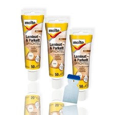 3x Pachełka do laminatu i parkietu Molto 50 ml Zestaw Naprawa drewna Wszystkie kolory