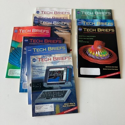 NASA Tech Briefs Engineering Magazine Lot of 10 Full Year Design Solutions 1999