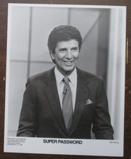 PRESS PROMO PHOTO TV GAME SHOW SUPER PASSWORD HOST BERT CONVY 8X10 1986 R772