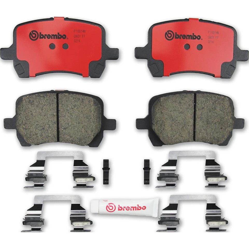 Brembo Front & Rear Ceramic Brake Pads Kit for Chevy Cobalt Sport Pontiac G5 GT - Image 3 of 4