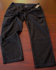 mens true religion cargo pants 38x32 nwt 159 jet black