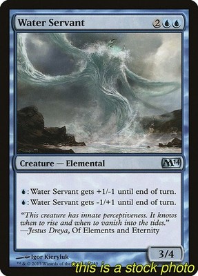 Magic Water Servant Magic 2014 (M14) 80 Moderately Played