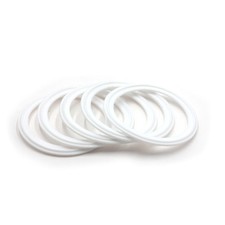 HFS(R) 5PCS 2" Tri Clamp Sanitary Gasket PTFE Fits Tri-Clover Type Ferrule