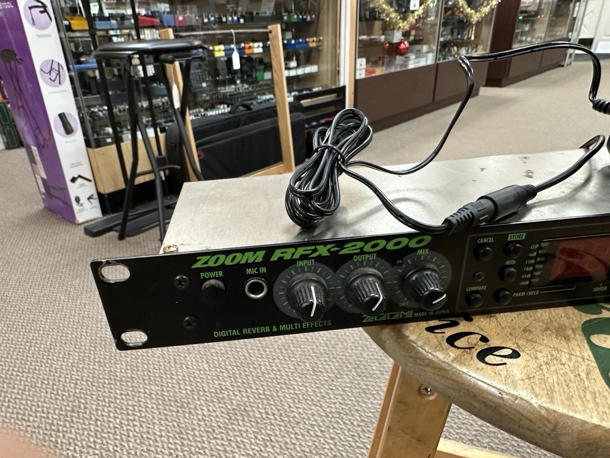 dbx 286A マイクプリアンプ zoom RFX-2000 ラックマウント Zoom Rfx-2000 Digital Reverb Multi Effects 1u Rack Unit for sale