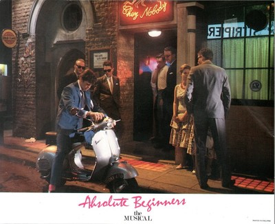 Absolute Beginners Set of 8 Lobby Cards cards UK 1986 set of 8 lobby cards for