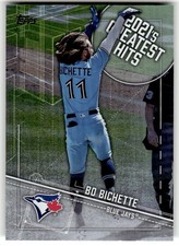 2022 Topps #21GH-2 Bo Bichette 2021's Greatest Hits Toronto Blue Jays Baseball