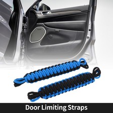 Correas limitadoras de puerta limitador de oscilación 2 piezas para Jeep Wrangler TJ JK JKU negro azul