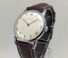 Vintage 1965 Timex Mercury 2-Hander Brushed Dial 1030-2465, Serviced & New Strap