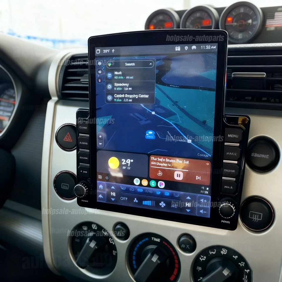 Carplay Android 13 de 9,7" para Toyota Fj Cruiser 2007 2008-2013 estéreo de coche GPS Wifi Foto 2 de 4