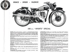 Rudge -  Motorrad-Programm - Prospekt   - 1939  - Deutsch  - nl-Versandhandel