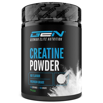 1kg / 1000g Creatin Monohydrat Pulver - Ohne Zusätze - 100% Rein - Muskelaufbau
