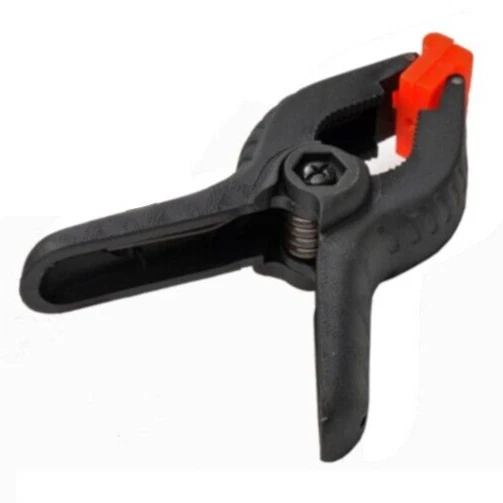 Set Of 2 Durable Heavy Duty 6" Plastic Spring Clamps Tips 2.25" Jaw Opening - Image 4 of 4