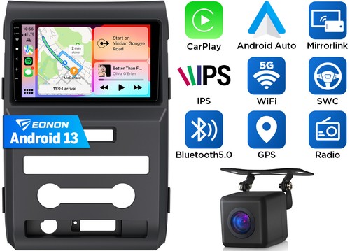 For Ford F150 F-150 2009-2012 Android 13 Car Radio Stereo GPS Navigation CarPlay