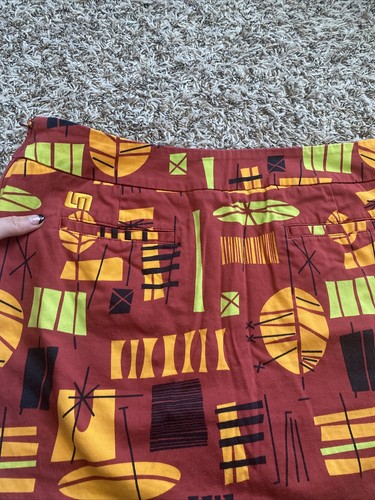 Gonna corta LOUDMOUTH GOLF donna 8 fairway bohemien geometrica colorata attiva - Foto 6 di 6