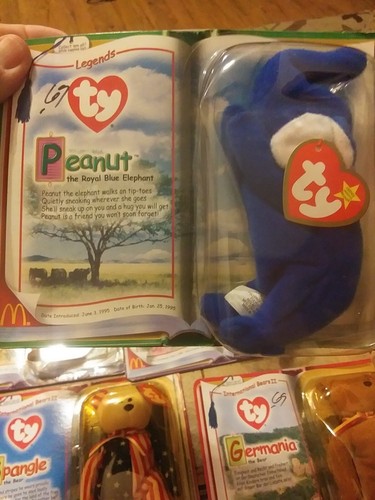 beanie babies from Mcdonalds Lot of 11 in packaging plus Pound Puppies and Elmo - Picture 22 of 23