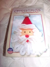 Design Works Felt SANTA 3D Craft Ornament  Kit