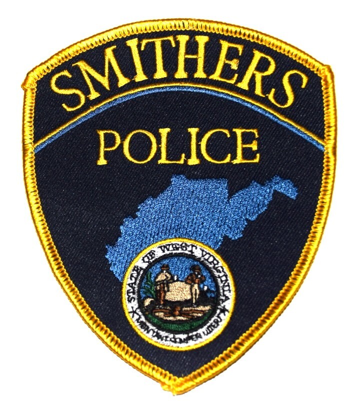 SMITHERS WEST VIRGINIA WV Sheriff Police Patch STATE SHAPE OUTLINE