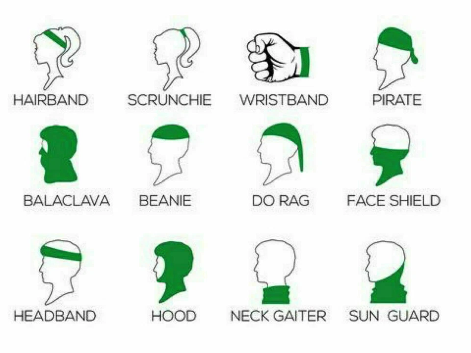 Headband Headwear Face Wrap Máscara Tubo Bandana Sem Costura Cachecol Xadrez Marrom - A5504 - Imagem 4 de 4