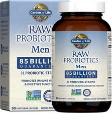 Garden of Life RAW Probiotics Men 85 Billion CFU 90 Capsules EXP 05/2026