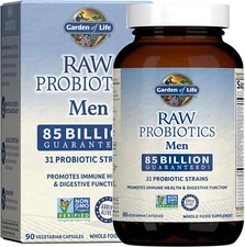 Garden of Life RAW Probiotics Men 85 Billion CFU 90 Capsules EXP 05/2026