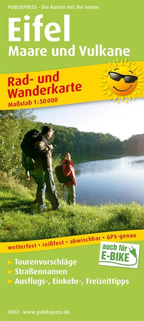 Thumbnail - Eifel, Maare Und Vulkane 1 : 50 000 | (land-)karte | Rad- Und