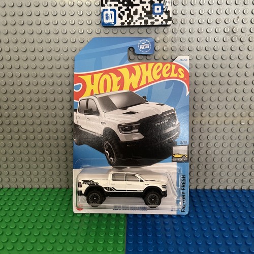 Hot Wheels White 2020 Ram 1500 Rebel Pickup Truck 24/250 2024